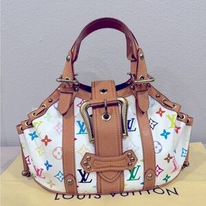 Louis Vuitton White Multicolor MurakamiTheda
